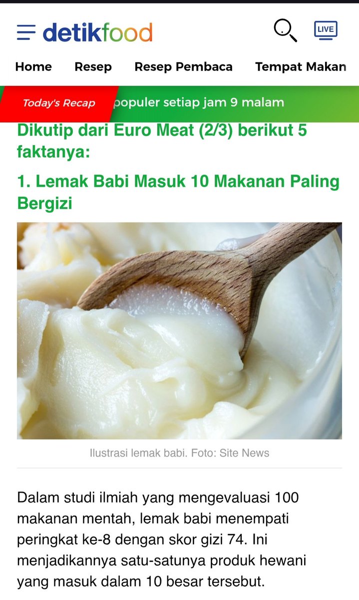 buuerguer's tweet photo. @keyikeyko Pantesssss paling enak dari semua hewani 😋

Lemak Babi Masuk 10 Makanan Paling Bergizi Dunia, Lebih Sehat dari Sapi? https://t.co/u6D9neMc9Y https://t.co/YEYKscq2zu