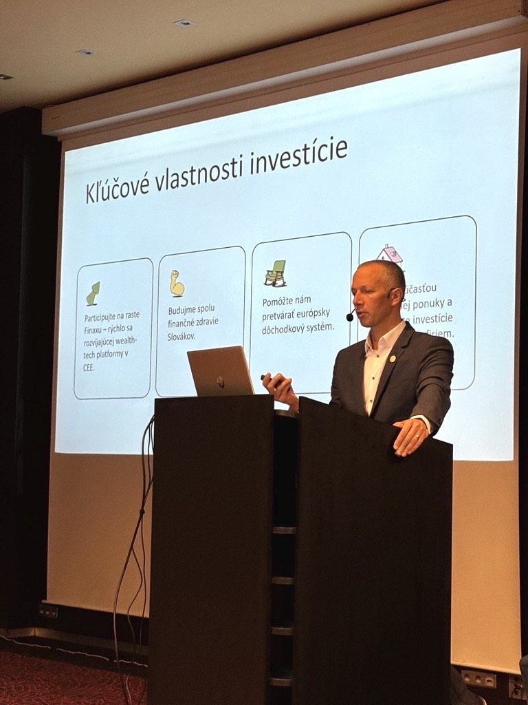 We’ve kicked off the Finax IPO Roadshow 🎉

In Žilina, our leadership with moderator <a href="/juraj_porubsky/">Juraj Porubsky</a> presented the offering, shared our plans and answered client questions 💪

Thanks for the amazing turnout, see you tonight in Bratislava! 🚀

#Finax #IPO #InvestandRelax