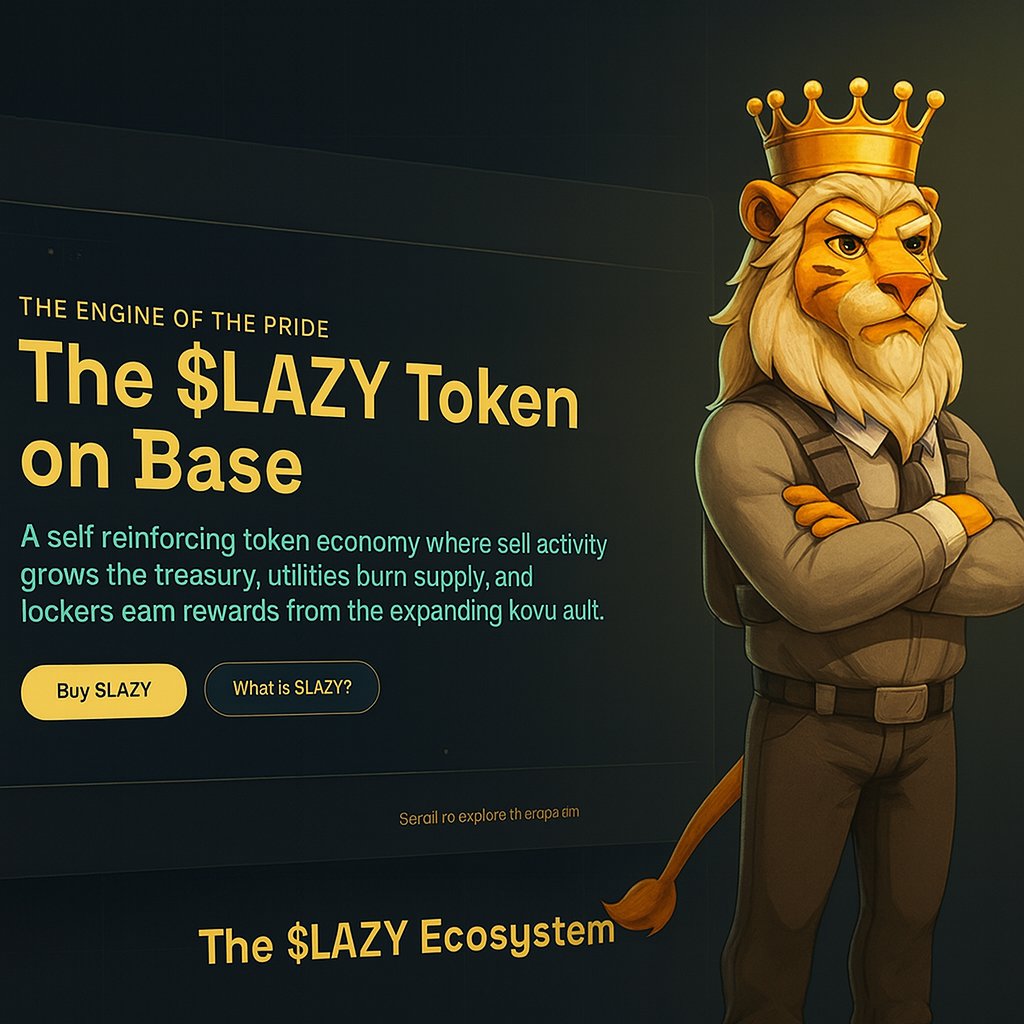 We just shipped a full upgrade to the $LAZY website and it finally feels like one complete system. The biggest change is clarity. For a long time the treasury focused on buybacks, distributions, Lion purchases and scattered positions across the crypto ecosystem, which made the