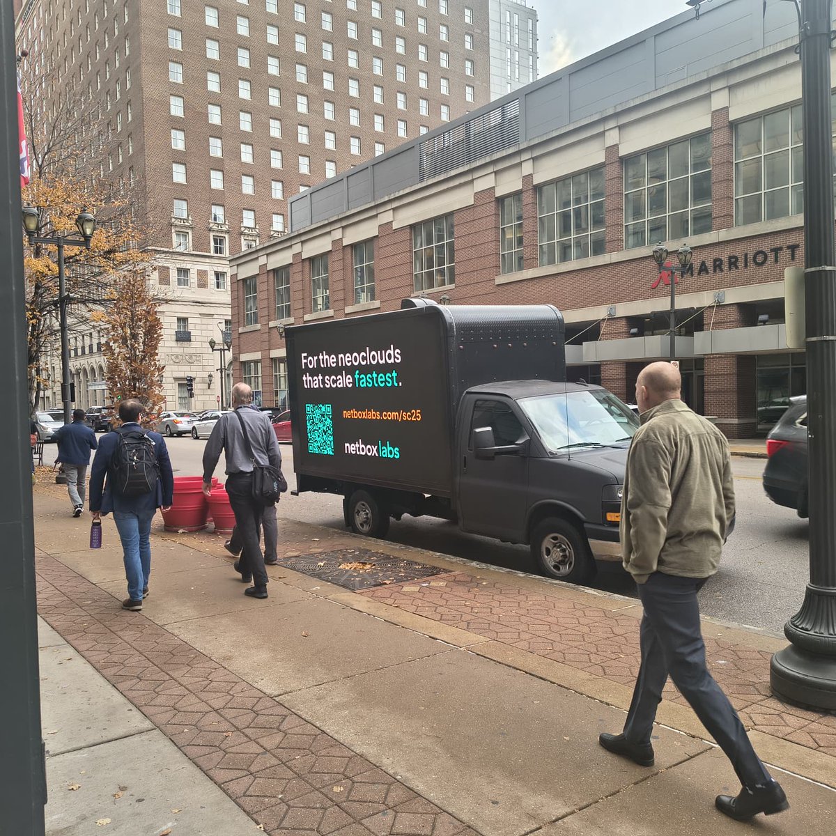 Spot our billboards or mobile trucks around SC25 in St. Louis? Post a pic &amp; tag us for a free NetBox t-shirt!

Trucks rolling near America's Center &amp; downtown hotels all week.

Why we're at SC25? CEO <a href="/beevek/">Kris Beevers</a> on our role in AI datacenter expansion: hubs.ly/Q03T-DGJ0
#sc25