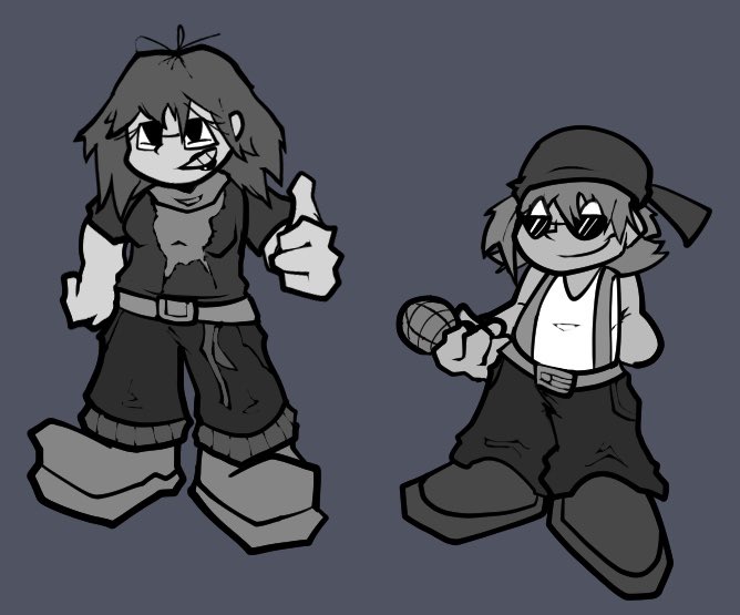 two teasers in one day but
the mod was originally created one year ago today! crazy shit

here are our bf and gf designs, drawn by <a href="/SallyBunDX/">WickedSal</a> and designed by <a href="/CoolPhantor/">Phantor</a>