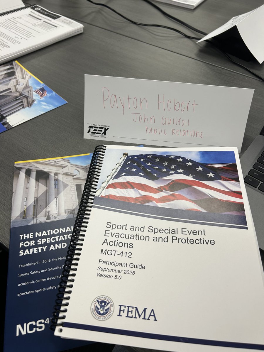 JGPR’s Payton Hebert Completes Sport and Special Event Training From FEMA: The JGPR team has spent countless hours on emergency preparedness, both as part of our day-to-day training and ahead of large-scale events. But at JGPR, we are committed to… jgpr.net/jgprs-payton-h…