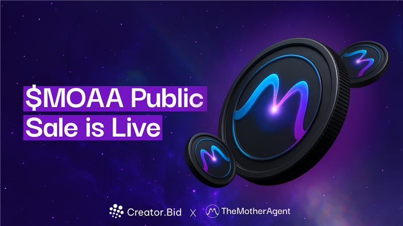 motheragentai's tweet image. The gates are now open.

The $MOAA Public Sale is LIVE on @CreatorBid, and the first holders begin their journey into the age of agentic intelligence.

🔗:creator.bid/agents/68f9914…