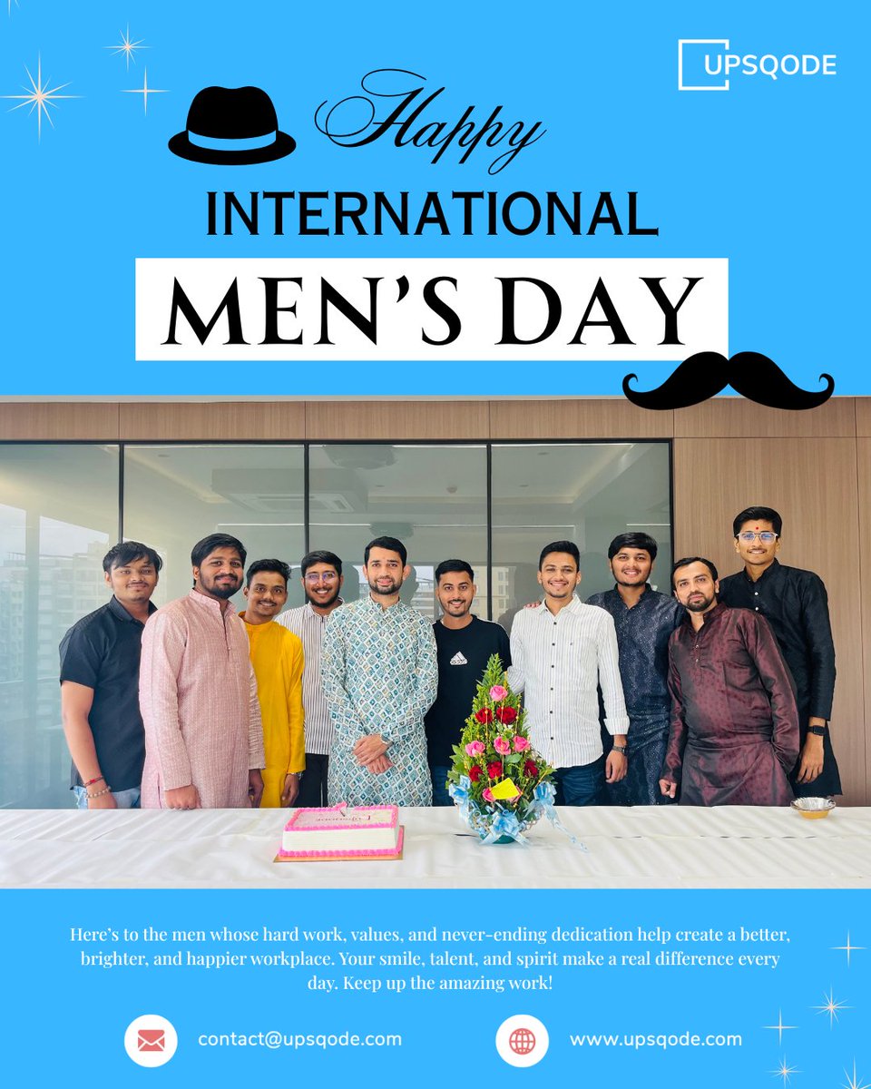 upsqode's tweet photo. 𝗧𝗼 𝗮𝗹𝗹 𝘁𝗵𝗲 𝘄𝗼𝗻𝗱𝗲𝗿𝗳𝘂𝗹 𝗺𝗲𝗻, 𝗛𝗮𝗽𝗽𝘆 𝗠𝗲𝗻’𝘀 𝗗𝗮𝘆! 💙

Wishing all the hardworking and dedicated men in our team a wonderful International Men’s Day. And your dedication brings success, just the way you are. ✨

#InternationalMensDay2025 #IThub #UPSQODE https://t.co/kllZgl8Qid