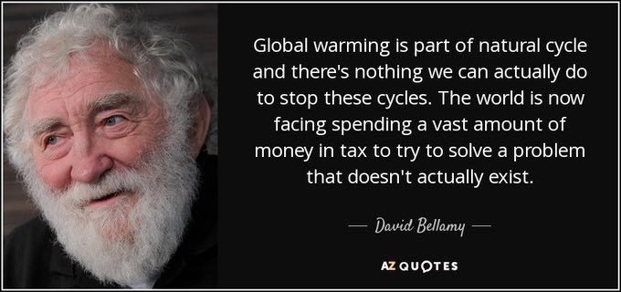 wideawake_media's tweet image. David Bellamy was ousted by the BBC for voicing this opinion.