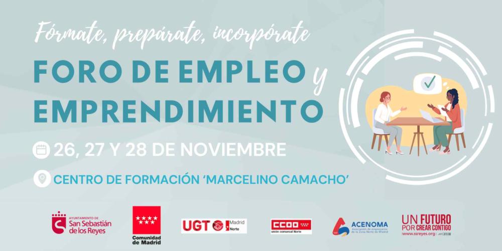 ⚪️⚫️  San Sebastián de los Reyes celebra su 2ª edición del Foro de Empleo y Emprendimiento

👉  La cita es del 26 al 28 de noviembre en el Centro de Formación Municipal  <a href="/sansecomunica/">Ayuntamiento de San Sebastián de los Reyes</a> 

magazineslv.com/noticias-san-s…

#felizmiércoles