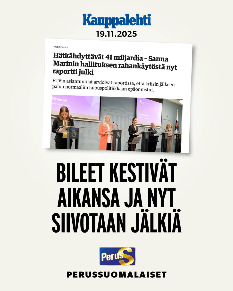 Kun yksi porukka on sitä mieltä, että rahaa on, seuraava joutuu toteamaan ettei sitä ole. Hallitus kääntää velkalaivan suuntaa parhaillaan.