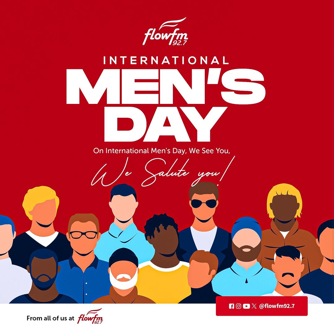 THE BACKBONE OF OUR COMMUNITY.

On International Men's Day, We See You, We Salute You.

From all of us at <a href="/flowfm927/">Flow FM 92.7</a>

We say kudos to all MEN…

#Flowfm927