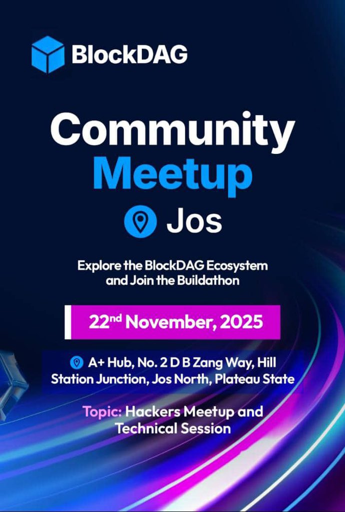 Mackint05h's tweet image. Excited to be a part of the blockdag  community event happening live in plateau. A great opportunity to connect, explore and fuse with a thriving community. #BlockdagJosMeetup #Web3 @algonasr, @Cryptosocratius , @blockdag8990 , @blockdagnetwork, @BlockDAGNG
