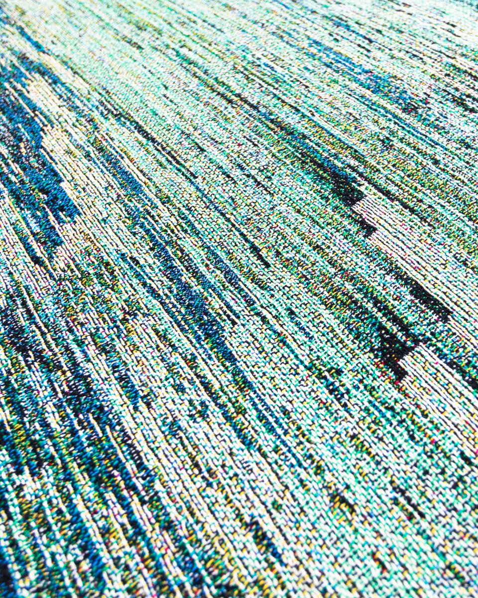 GlitchTextiles's tweet image. A Year In Code

1. Fields Of Green Throw - Detail
2. Fields Of Green Throw - Front
3. Fields Of Green Throw - Detail

glitchtextiles.com

#generative #creativecoding #imageprocessing #algorithmicdesign #pixelsorting #glitchtextiles #textiles #textiledesign #textileart #woven