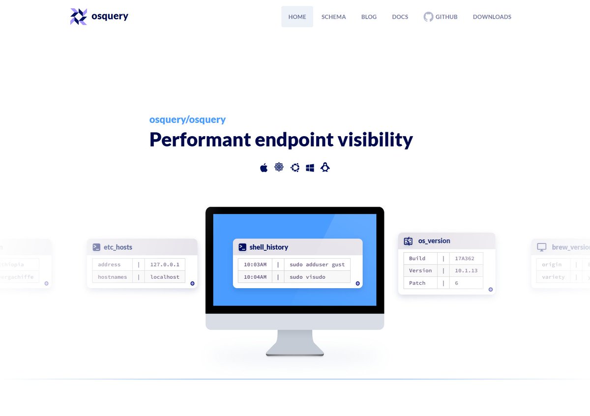 dailyfoss's tweet image. osquery

A SQL-powered operating system instrumentation, monitoring, and analytics framework available for Linux, macOS, and Windows

⭐ ~22.9k
🍴 ~2.5k
🧾 Apache-2.0
🧩 C++

🔔 Discover #OpenSource. Every Day