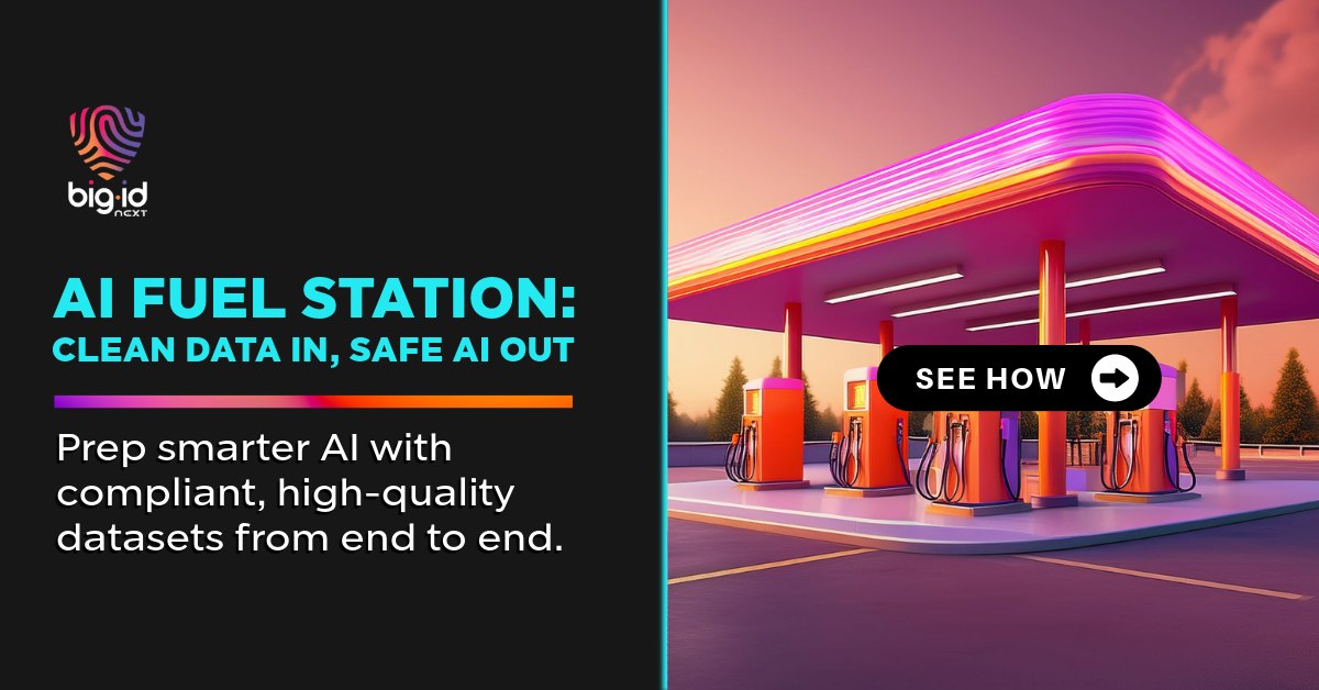 bigidsecure's tweet image. AI doesn’t fail because of the model, it fails because of the fuel.
BigID delivers clean, compliant, high-impact data at the source, so your AI isn’t just powerful, it’s trustworthy.

See the difference: bit.ly/4nJo0VR

#BigID #AIData #DataGovernance #AISafety