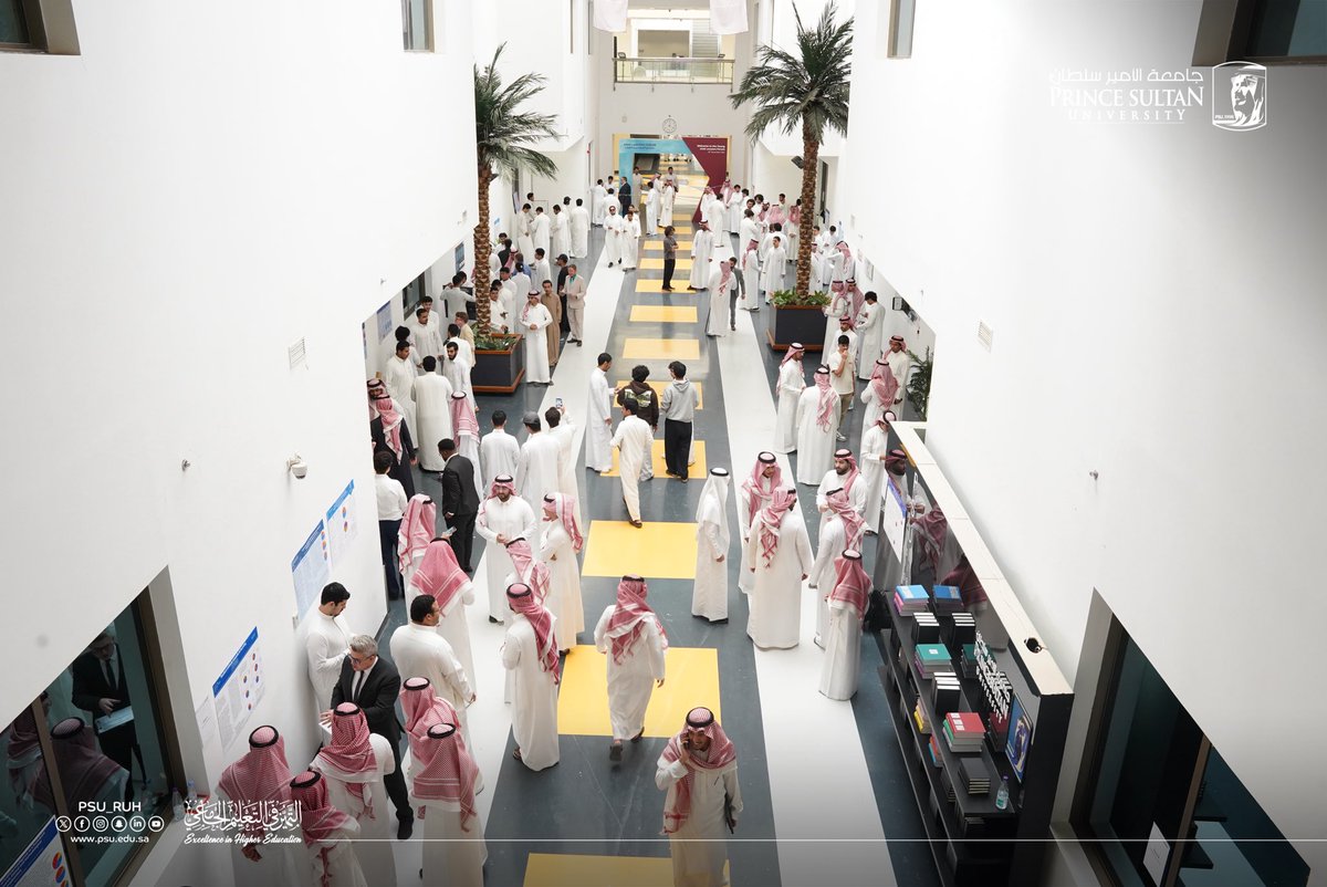 PSU_RUH's tweet image. لاكتشاف الأفكار التي تلهم التغيير، والإبداع، والابتكار..
قسم اللغويات والترجمة في كلية العلوم والدراسات الإنسانية بـ #جامعة_الأمير_سلطان ينظّم معرض تقنيات كتابة البحث ENG103، وذلك من خلال تقديم طلبة الجامعة ملصقات بحثية مميزة تعكس رحلتهم الأكاديمية في استكشاف قضايا واقعية، وتطبيق…