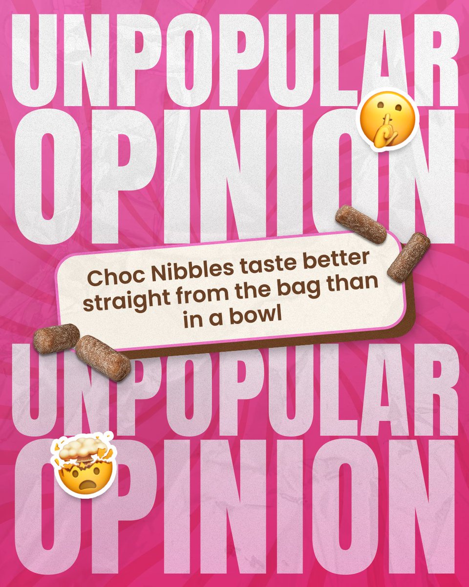 ChocNibbles's tweet image. We said what we said 😏 How do you eat your Nibs? Straight from the bag, or pretending to share? 🫢🍫