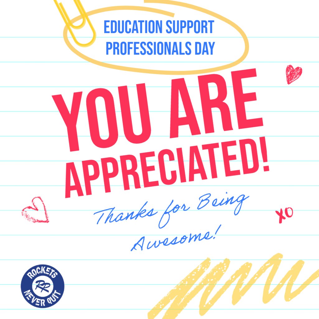 Today we celebrate Education Support Professionals Day — honoring paraprofessionals, bus drivers, custodians, secretaries, lunch staff, and all who keep schools running. Thank you for creating safe, welcoming places where students learn and grow. #RobinsonISD