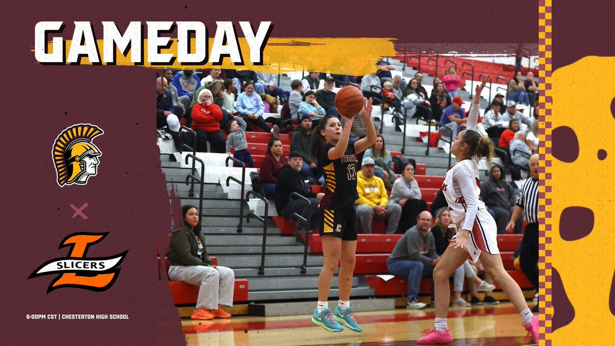 🏀 GAMEDAY ALERT! Our Freshman Lady Trojans take on the LaPorte Slicers tonight at 6:00 PM CST at Chesterton High School. Let’s show our support and bring home the win! #GoTrojans