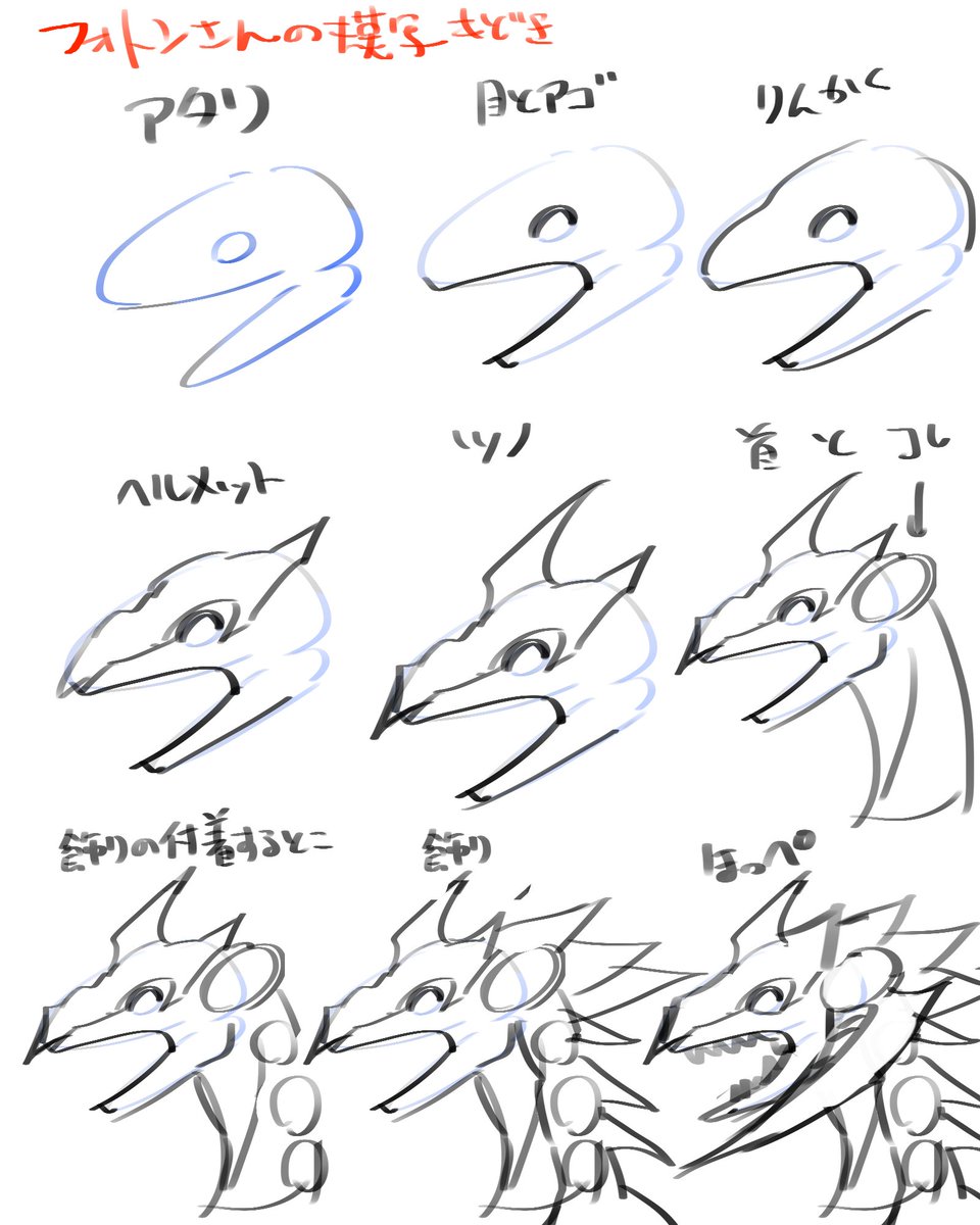 moemoenomori's tweet photo. みんなにドラゴン描いてほしくて下手なりに説明しようとした痕跡がクリスタに残っていた… https://t.co/6yuP4dwQaw