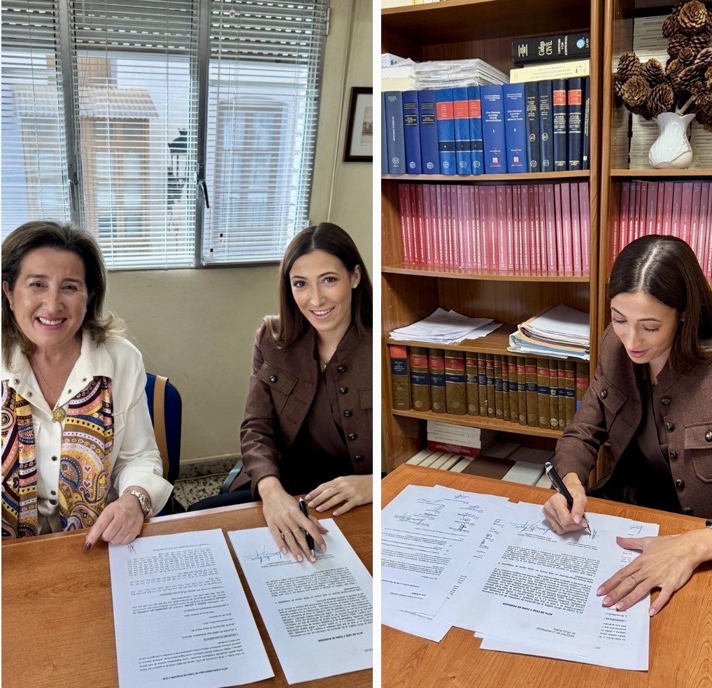 La registradora Victoria Gómez Sánchez, toma posesión del Registro de Vélez-Rubio. <a href="/Reg_Andalucia/">REGISTRADORES</a> 

En imagen, junto a María Asunción Fernández Aguirre, titular del Registro de Huércal-Overa.