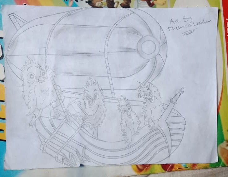 I challenged <a href="/puresoul0109/">Pures⨀ul☁️ (MON to $1)</a> and <a href="/afonso003_/">Afonso003</a> on making a drawing for the <a href="/the10kSquad/">The 10k Squad (mainnet arc)</a> nft and it's already a success.
Lots of inspiration in this art, the parrots are sailing and smiling indicating they're close to something good.

Enjoy the beauty of the 10k mainnet ❤️
G10k