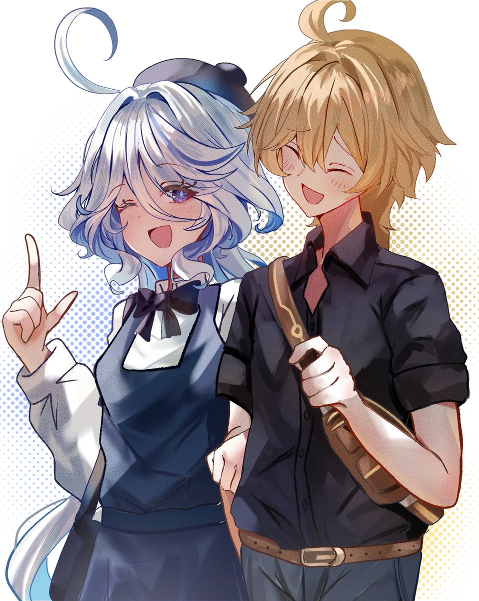 TheBimBamz's tweet image. Outing
#GenshinImpact #フリーナ #Aerina #空 #原神