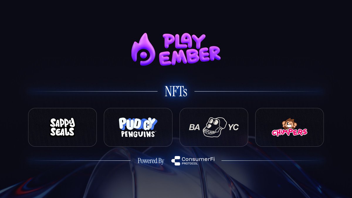 ConsumerFi's tweet image. 6 days left of BOOSTED swaps with NEAR Intents as part of $CFI Season 1

Want to know how to boost your $CFI rewards even more?

Many partners are taking in Season 1, with a variety of boosts + bonuses available to claim

Pro tip:  PlayEmber NFTs unlock upto a +90% weekly Bonus…