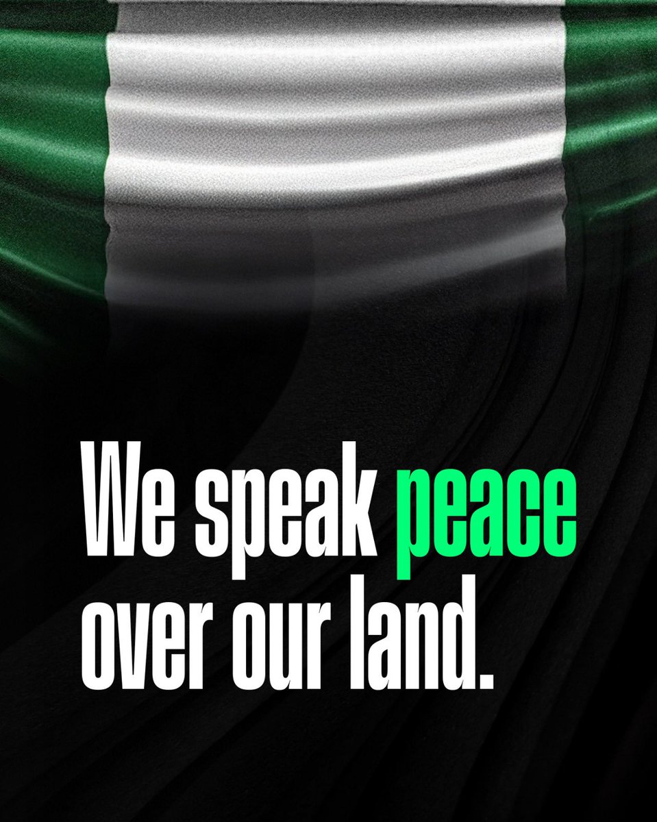 Nigeria is bleeding, and my heart is breaking
Every headline is another wound. Every injustice, every life cut short, leaves families shattered and in pain.
Today, I pray over Nigeria with everything in me.

Father, we ask for Your mercy over Nigeria.
Heal our land.
Heal our