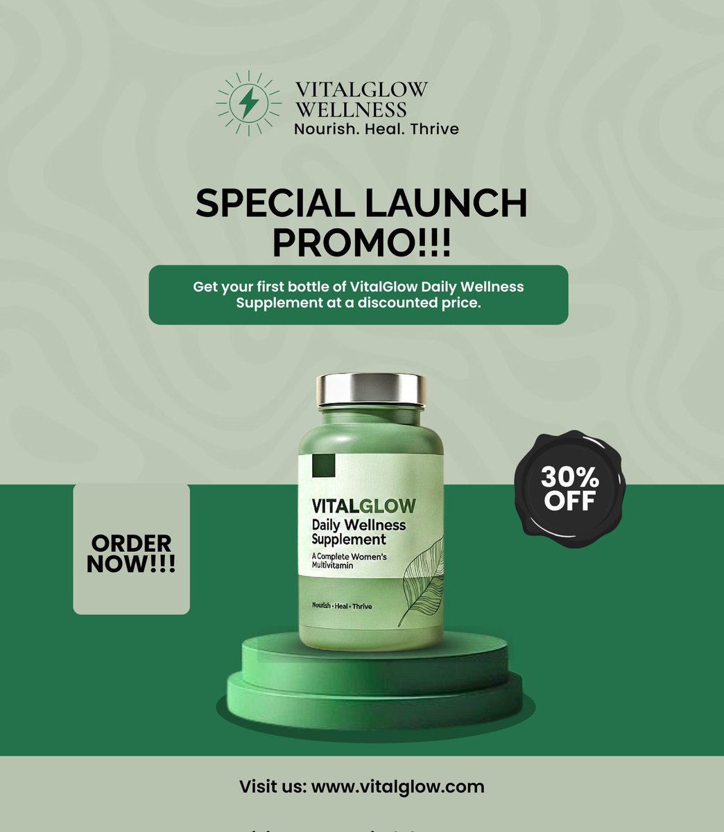 Sonwabarbie's tweet image. Social media designs for Vitaglow Wellness ✅

#graphicsdesign