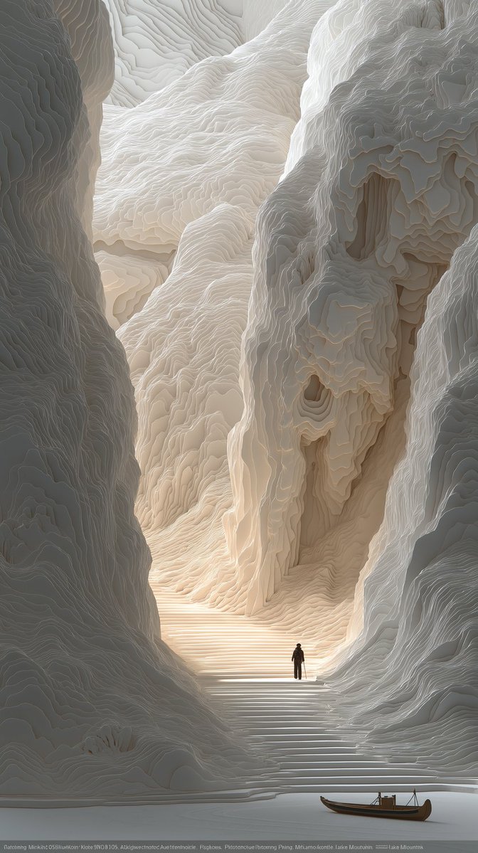 WallViews1's tweet image. New Wallpaper Soft Layered Canyon