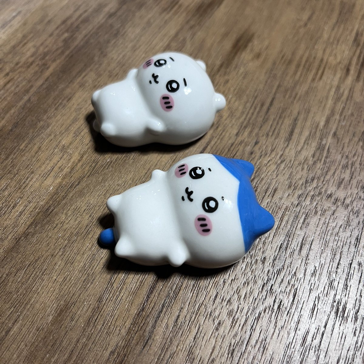 choco_py3's tweet image. これは、ちいかわらんどで買ったお気に入りの箸置き