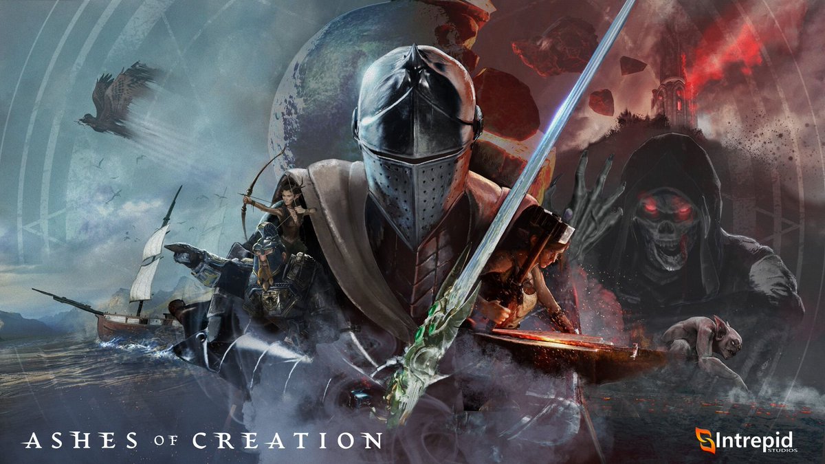 CompoGamerES's tweet image. “¡Lo que tanto esperábamos! #AshesofCreation, anunciado allá por 2016, aterriza en #Steam en Diciembre. Si te va la fantasía, el crafting y los mundos vivos, esta es tu llamada. 🔥🛡️ #MMORPG  #GamingNews #RPG