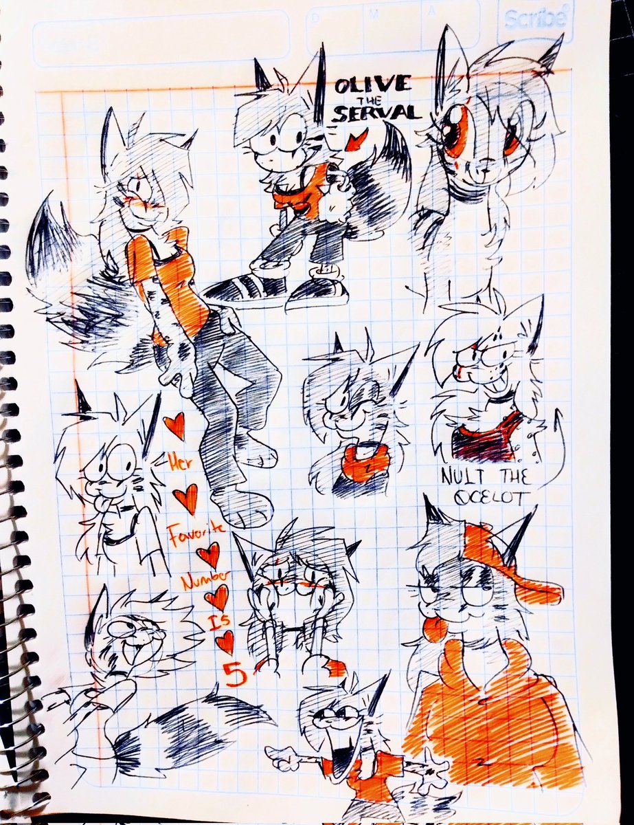 ViaServal147's tweet image. This girl is my whole life... Literally! :3 🍂
#OCart
#Sketchart