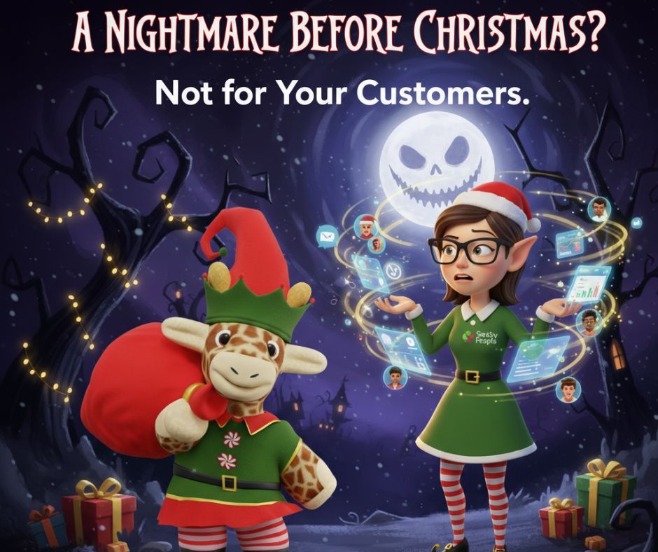 TheSaasyPeople's tweet image. 🎄🎁🎅 Is holiday customer support giving you a real nightmare before Christmas? 😱

Don&apos;t let the festive rush turn into a chaotic mess. Our team of customer support &quot;elves&quot; are ready to help! 🧝✨ 

Click the link to learn more! ➡️ thesaasypeople.com/blog/avoid-a-n… 

#getsaasy