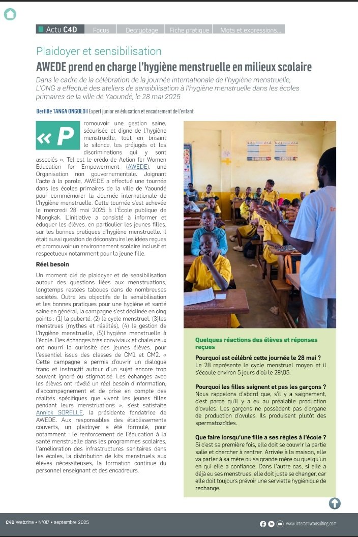 AWEDE-Action for Women Education and Empowerment tweet media