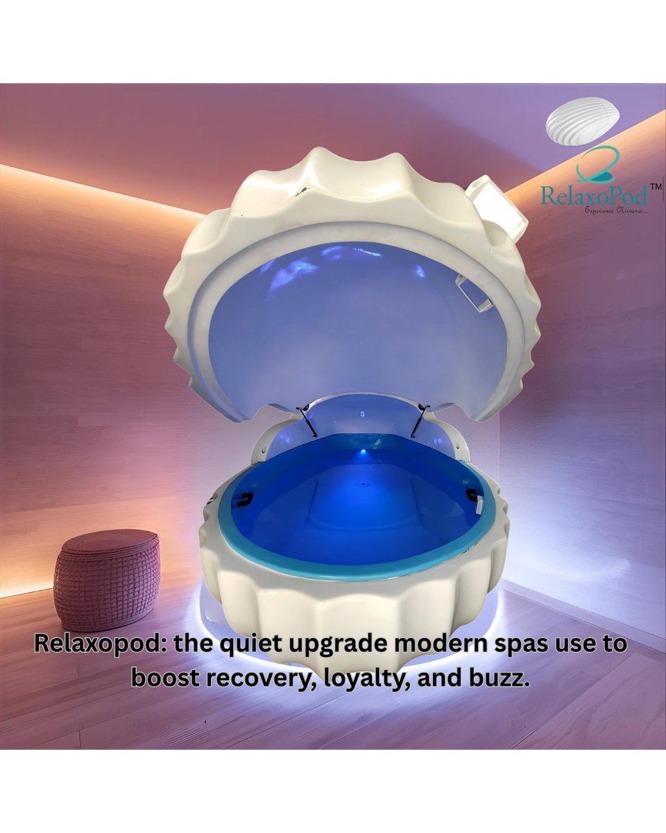 Relaxopod's tweet photo. Relaxopod for spas wellness centres , resorts hotels etc https://t.co/3dXcgmBMxQ https://t.co/XFMA4GriWv