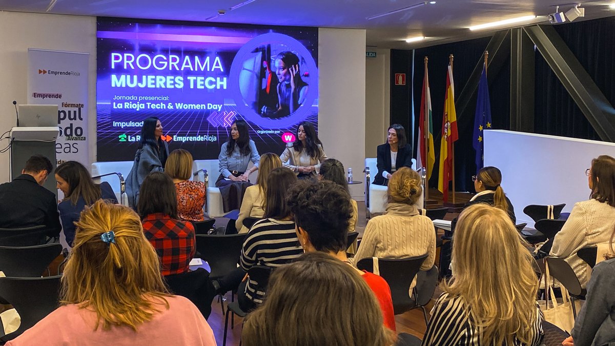 Hoy, Día Internacional de la Mujer Emprendedora, arrancamos La Rioja Tech &amp; Women Day, la jornada final de Mujeres Tech.

<a href="/lariojaorg/">Gobierno de La Rioja</a> #ADER <a href="/empresa_rioja/">FER</a> <a href="/womenalia/">Womenalia</a>