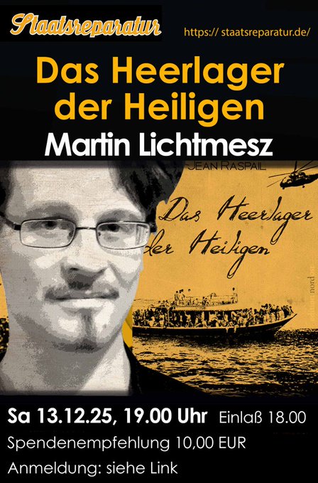martinlichtmesz's tweet photo. Am 13. 12. bin ich in Berlin mit diesem Dauerbrenner zum 10. Jahrestag der Neuübersetzung! https://t.co/x0iUFFjUSH