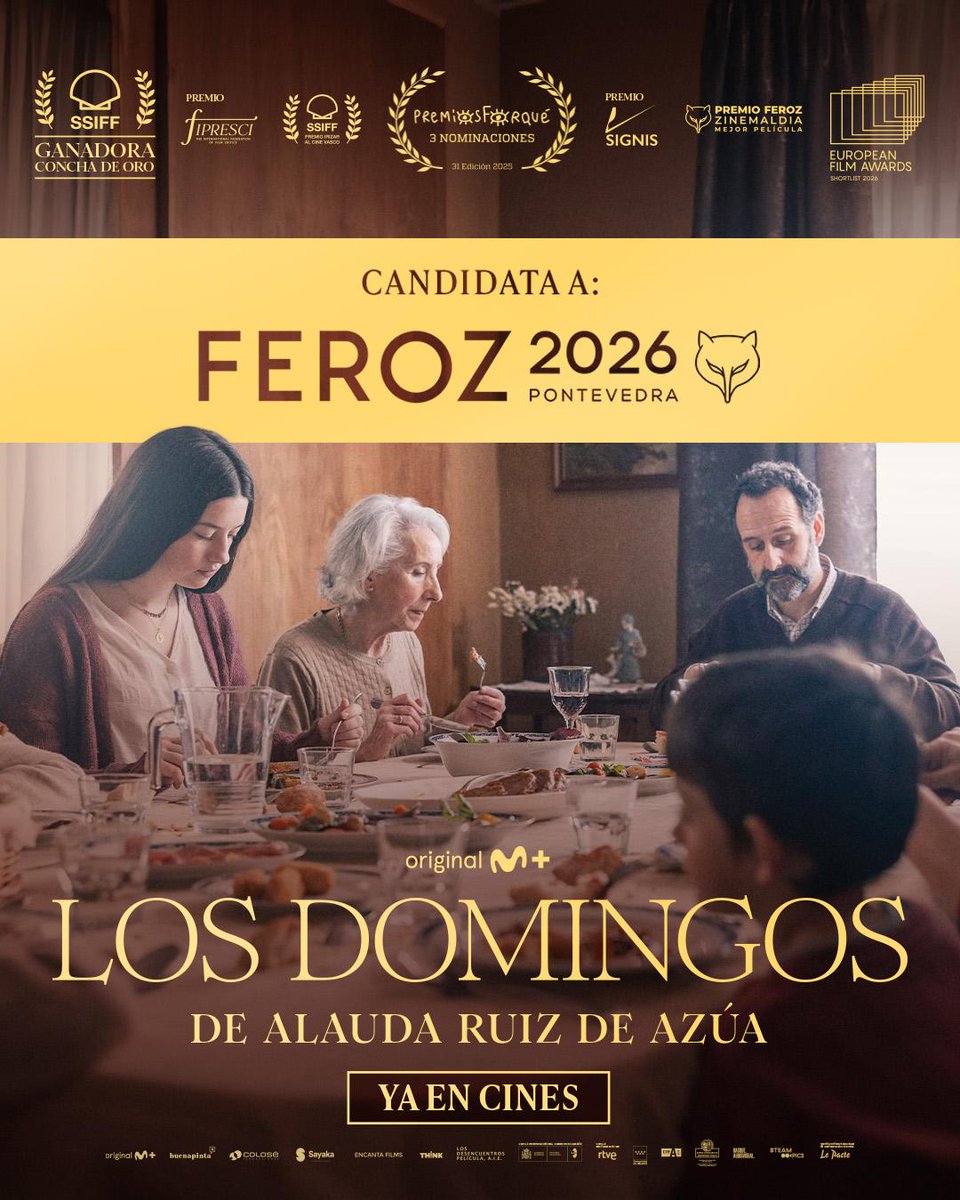 BTeamPictures's tweet image. #LosDomingos de @AlaudaRuiz candidata a los Premios Feroz 2026 ❤️‍🔥

YA EN CINES