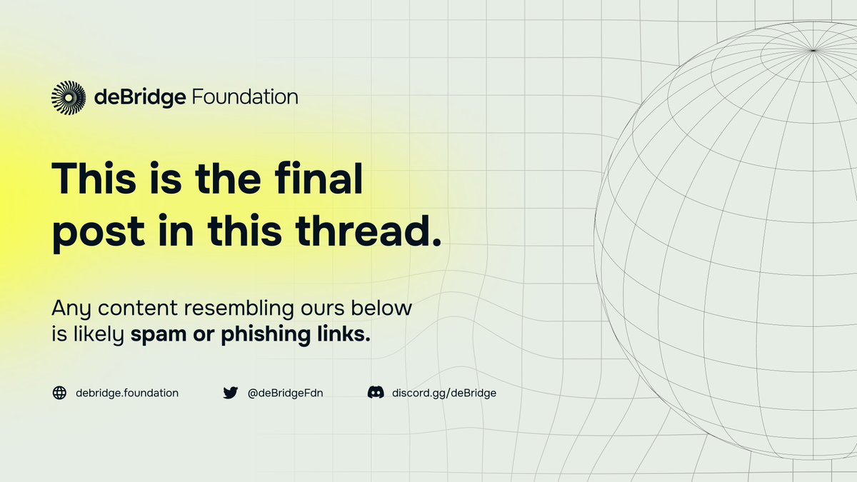 deBridge Foundation tweet media