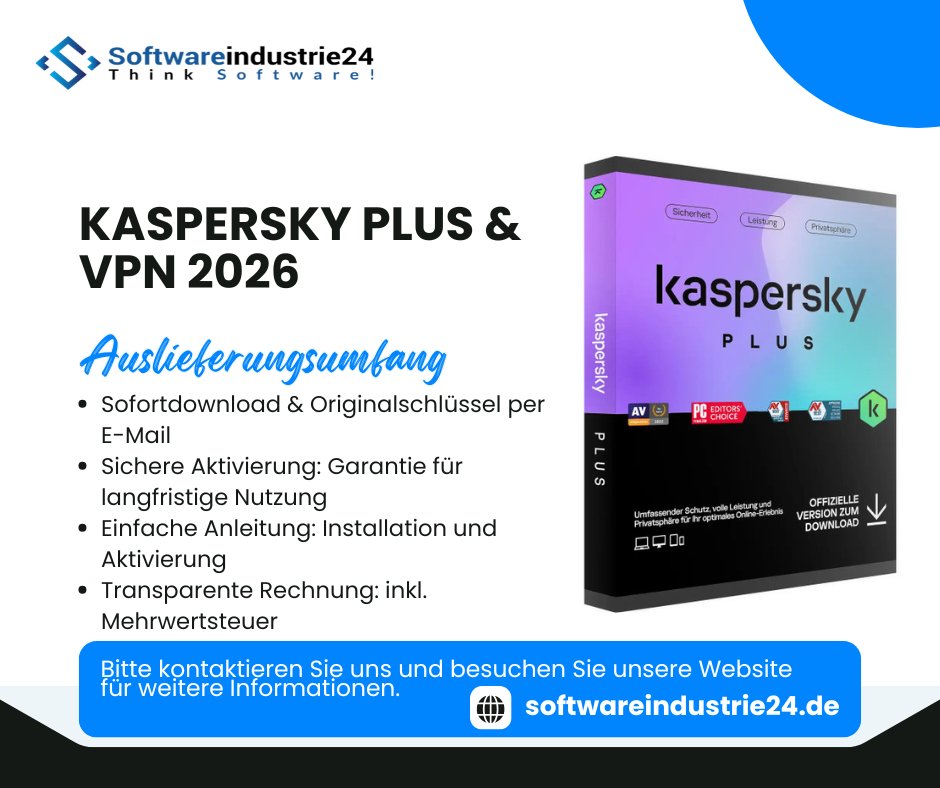 Softwareindust's tweet image. Tweet:
🛡️ Daten schützen.
💻 Geräte sichern.
🌍 Anonym surfen.
Kaspersky Plus + VPN = All-in-One Cyberschutz für dein Business &amp;amp; privat.
👉 Jetzt testen: softwareindustrie24.de/kaspersky-plus…
#Kaspersky #VPN #Cybersecurity #Antivirus #Hackerangriff 
Verwendest du bereits ein VPN?