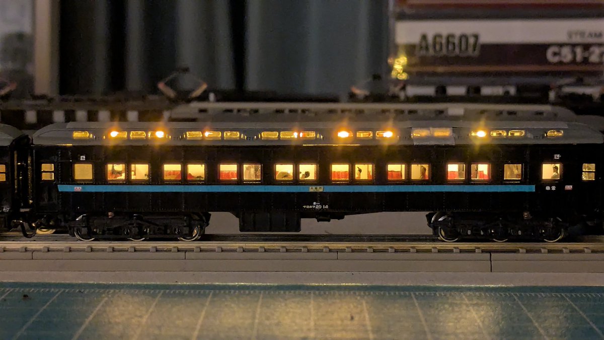 Suhafu32double's tweet photo. オリジナル富士編成の緩急設備付二等寝台車、マロネフ29 14。
酷使による劣化が顕著となり上回りの更新工事を実施しました。
車体の向きを反転、内装も新規で施工しシャワー室を追加設置。

引き続き5号車に充当します。 https://t.co/n6oHinepMe