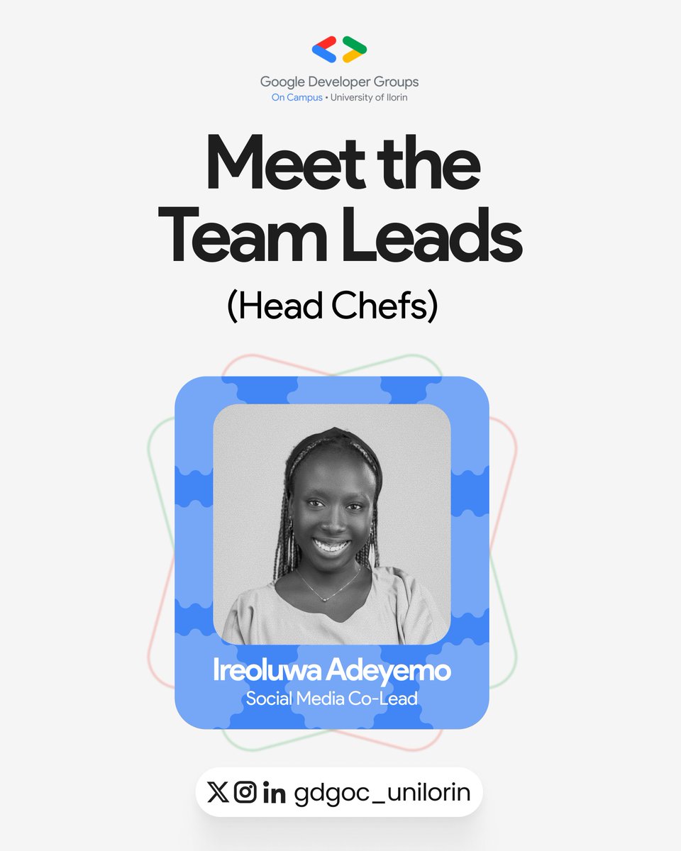 GDG On Campus Unilorin #BwAI26 tweet media