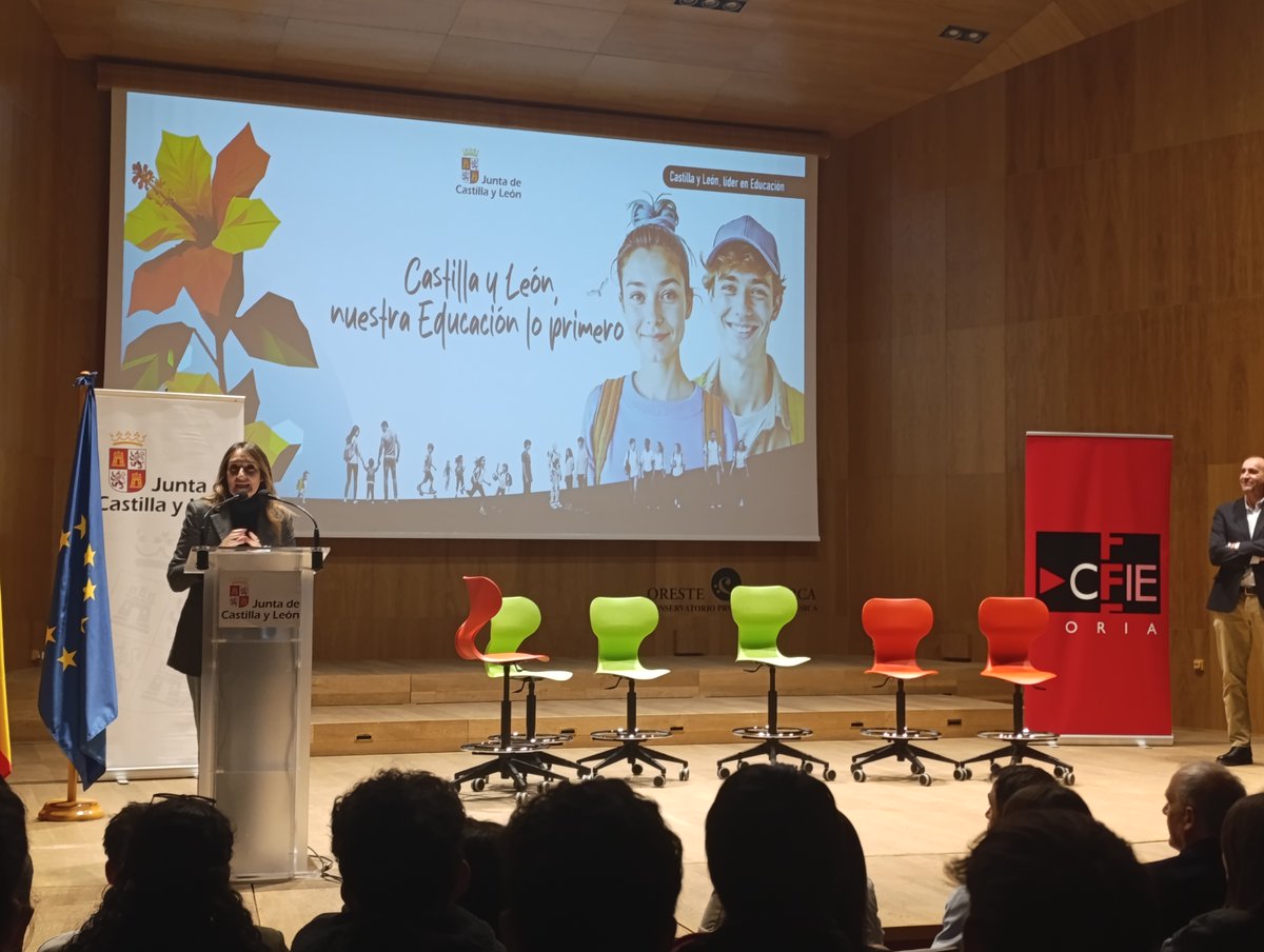 CFIEdeSoria's tweet image. Jornada de empoderamiento del alumnado con Toni Nadal en el Conservatorio Oreste Camarca de Soria dirigida al alumnado de 2º de Bachillerato. Inaugura @RocioLucas_ @fjmagdafuente 
@educacyl #FormaciónCyL #empoderamiento