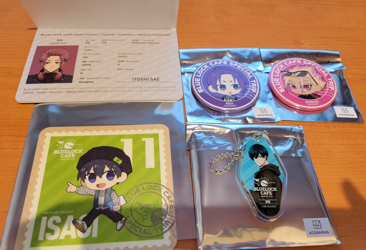 ブルーロック SPECIAL TRIP 予約特典 凪 パスポート
