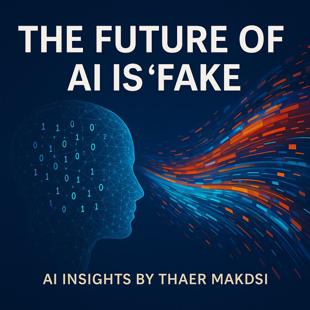 telnex's tweet image. AI’s future is “fake.”
And that’s exactly why it will work.
We’ve burned through the internet’s real data. Synthetic data is infinite, private, and already training models like Nemotron. The next frontier: avoiding model collapse with better-quality “fake” data.

#AI #ThaerMakdsi