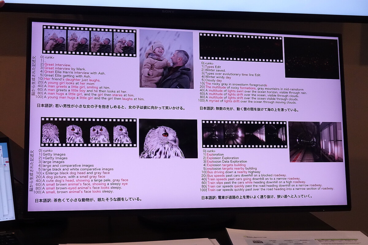 livedoornews's tweet image. 【すごい】NTT、頭の中で「思い浮かべたこと」をAIでテキスト化する技術公開
news.livedoor.com/article/detail…

映像を見ているとき、あるいは過去に視聴した映像を思い浮かべた時の脳の状態を、脳の活動部位を特定できる「fMRI」で計測。どのような映像を見て、思い浮かべたのかをテキストで出力するという。