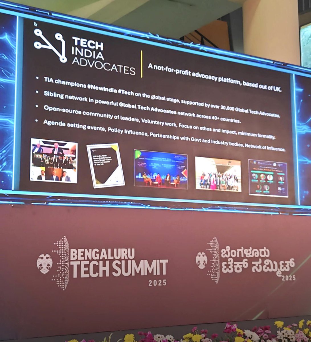 TechIndiaAdv's tweet image. TIA spirit buzzing @blrtechsummit #Pitchflix

Brilliant work by Praveen Kumar, CEO @insourceindia pitching @TechIndiaAdv @GlobalTechAdv mission with clarity &amp;amp; passion. Our Advisory Council member Avnish Sabharwal joined in with @Accenture perspective.

TIA’ing at its best! 🇮🇳🌏✊🏻