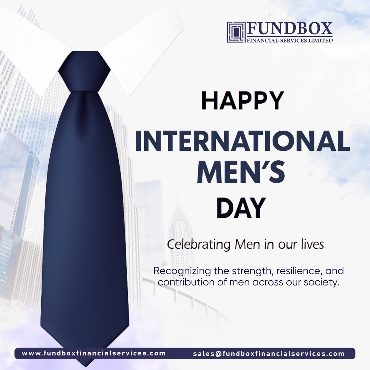 FundboxFSL's tweet photo. Recognizing the strength, resilience, and contribution of men across our society.
Happy International Menβs Day!
#InternationalMensDay #MensDayCelebration #MenOfValue #MenOfPurpose #MensDay2025 https://t.co/agqKucRhpO