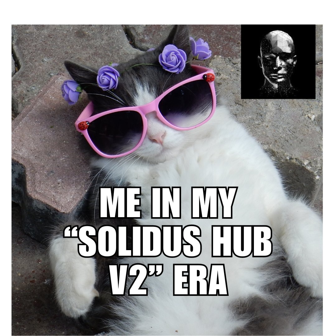 walkays1's tweet image. Post 1  
When Solidus Hub V2 drops and you realize it’s not just hype… it’s the future.  
The Hub is your gateway to participate, earn, and contribute
@AITECHio $AITECH  
#SolidusHubV2 #AITECH