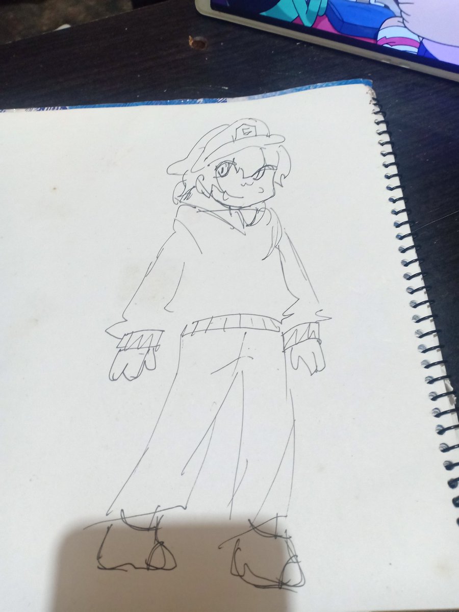 ClownfishArtist's tweet photo. I've been crying  for this for minutes he look so stupid WHY did I drew him like that😭😭 https://t.co/6LgjxhHcRj