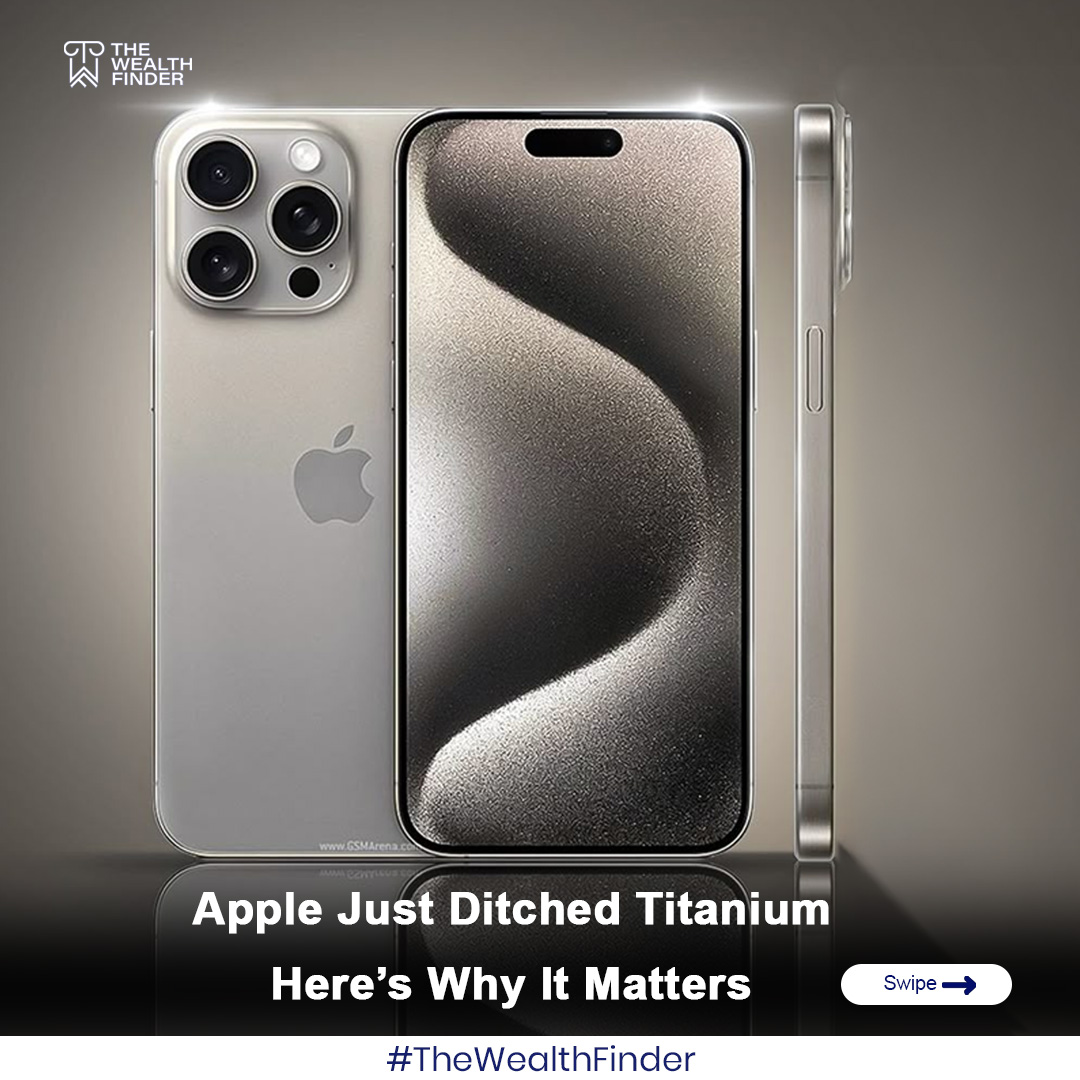 TWFWealthFinder's tweet image. Why Apple Dropped Titanium: The Real Story Behind the Switch....

Click here to know more:- instagram.com/p/DRPLU4yEsO7/…
#TheWealthFinder #AppleUpdate #TechInsights #iPhoneNews #TechExplained #TechDesign #IEPF #TechTrends #FutureOfTech  #IEPFClaim #LostShareRecovery #UnclaimedShares